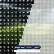 Nächtliches Stadion im Flutlicht – Nahaufnahme der Steine