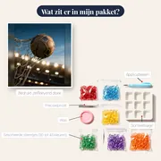 Voetbal In Het Net Bij Avondlicht – inhoud van het pakket