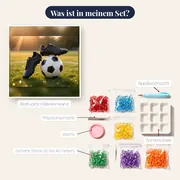 Goldene Fußballschuhe Auf Dem Rasen – Inhalt des Sets