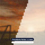 Fußballkinder im goldenen Abendlicht – Nahaufnahme der Steine