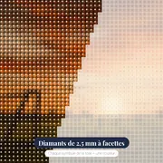 Match Au Crépuscule Doré – gros plan des diamants
