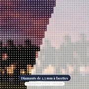 Mur Défensif Sous Les Projecteurs – gros plan des diamants
