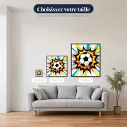 Frappe Explosive Pop Art Football – tailles disponibles