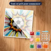 Frappe Explosive Pop Art Football – kit prêt à commencer