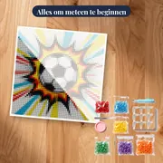 Explosieve Voetbal Pop Art Bal – pakket klaar om te beginnen