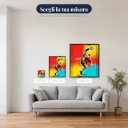 Retro Pop Art Calcio Acrobatico – misure disponibili