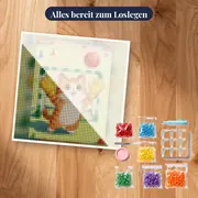 Torwart Kätzchen im Cartoon-Stil – Set bereit zum Loslegen