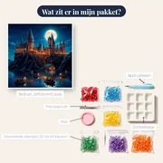 Kasteel van Zweinstein bij Nacht boven het Zwarte Meer – inhoud van het pakket