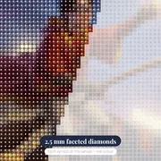 Harry Potter Catching the Golden Snitch at Quidditch – diamond close-up