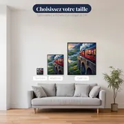 Le Poudlard Express sur le viaduc des Highlands – tailles disponibles