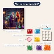 Albus Dumbledore mit Fawkes im Büro – Inhalt des Sets