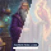 Albus Dumbledore mit Fawkes im Büro – Nahaufnahme der Steine