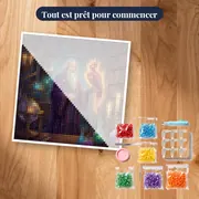 Albus Dumbledore et Fumseck dans son bureau – kit prêt à commencer