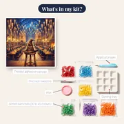 Sorting Hat in the Great Hall – kit contents
