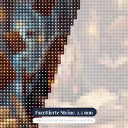 Hermine Granger liest in der Bibliothek von Hogwarts – Nahaufnahme der Steine
