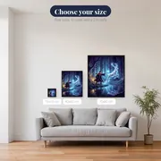Harry Potter Patronus Stag at the Forbidden Forest – available sizes