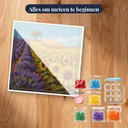 Lavendel En Zonnebloemen Onder De Zuiderzon – pakket klaar om te beginnen