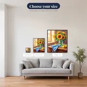 Sunflowers in a Glass Mason Jar – available sizes