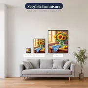 Girasoli in barattolo di vetro con limoni – misure disponibili