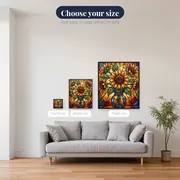 Stained Glass Sunflower Bouquet – available sizes