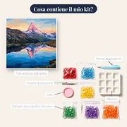 Riflesso Rosa del Cervino all'Alba – contenuto del kit