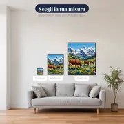 Mucche Alpine con Campanacci al Pascolo – misure disponibili