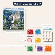 Hoge Waterval In De Pyreneeën – inhoud van het pakket