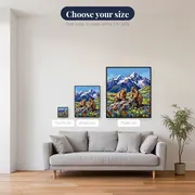 Two Marmots on an Alpine Rock – available sizes