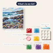 Rock Pool With Crabs Starfish And Shells – kit contents