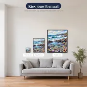 Getijdenpoel met krabben en zeesterren – beschikbare formaten