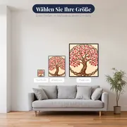 Herzblätter Baum mit kreisförmigen Wurzeln – verfügbare Größen