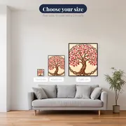 Heart Leaves Tree of Life – available sizes