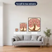 Albero della vita con foglie a cuore – misure disponibili