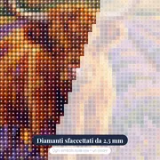 Mucca Highland tra Lavanda al Tramonto – primo piano dei diamanti