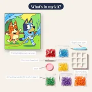 Bluey and Bingo Backyard Water Play – kit contents