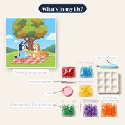 Bluey and Bingo Picnic Under the Tree – kit contents