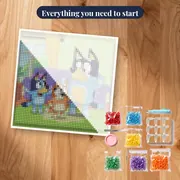Bluey Bingo and Bandit Dancing in the Living Room – kit ready to start
