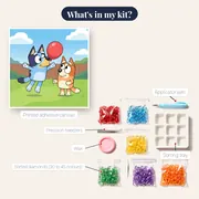 Bluey and Bingo Playing Keepy Uppy – kit contents