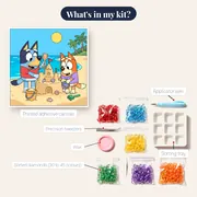 Bluey and Bingo Building a Sandcastle – kit contents
