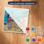 Château de sable à la plage – kit prêt à commencer