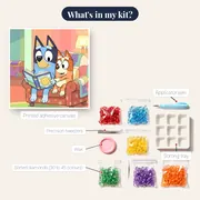 Bluey and Bingo Bedtime Story – kit contents