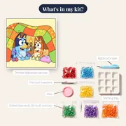 Bluey and Bingo Blanket Fort with Torch – kit contents