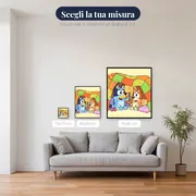 Bluey e Bingo nel Forte di Coperte – misure disponibili