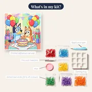 Bluey and Bingo Birthday Party Celebration – kit contents