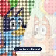 Bluey and Bingo Birthday Party Celebration – diamond close-up