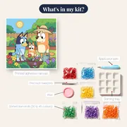 Bluey Bingo and Chilli Planting Flowers in the Garden – kit contents