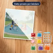Bluey e Bingo giocano in piscina – kit pronto per iniziare