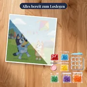 Bluey und Bingo lassen einen Drachen steigen – Set bereit zum Loslegen