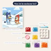 Bluey und Bingo bauen einen Schneemann – Inhalt des Sets