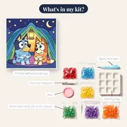 Bluey and Bingo Camping Under the Stars – kit contents
